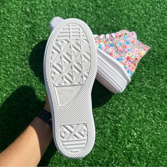 Converse Chuck Taylor All Star Move Hi Mini Flowers - Picture 5 of 14